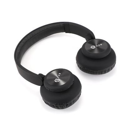 V2S S1 Stereo Bluetooth Headset Incoming Call Alert Bass Wireless Headphone With AUX Wire