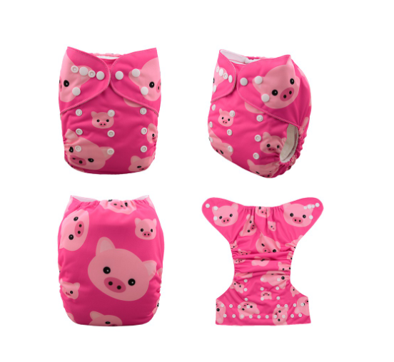 Alva Baby Cloth Diapers Washable Reusable Real Cloth Pocket Nappy Diaper Only D31