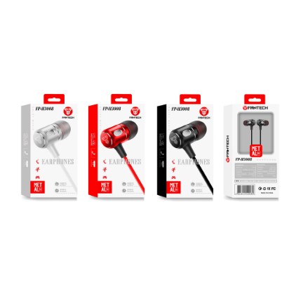 Fantech FP-H3008 Headphone Metal Head Magnet Wired Earphone Headset