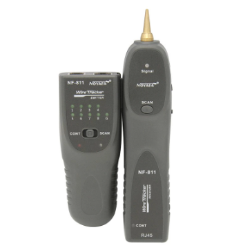 NF-811 RJ45 Network Cable Tester RJ11 Telephone Wire Tracker Toner Ethernet LAN Cable Detector Line Continuity Test Tool