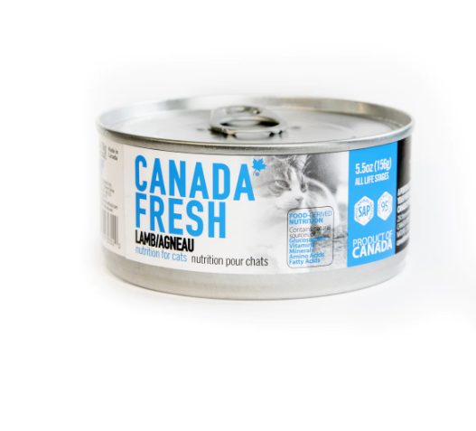 Canada Fresh Lamb Canned Cat Food  All Life Stages 156g