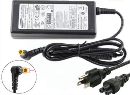 Samsung LED Monitor 14V AC Adapter charger (1x AC Adapter+1x Power Cord)