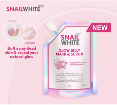 Snailwhite Glow Jelly Mask and Scrub 50g