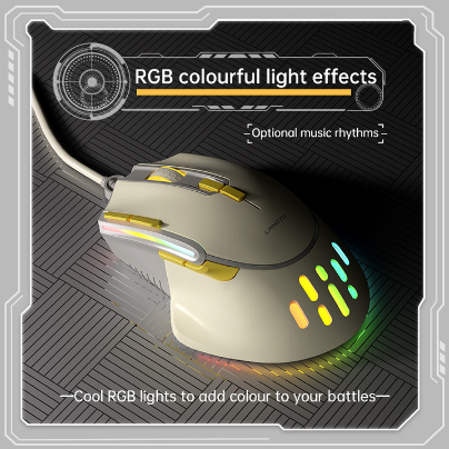 LANGTU G3 Wired Mouse RGB Light Gaming Mouse 6DPI 12800DPI Wired Macro Mouse Gaming Mice