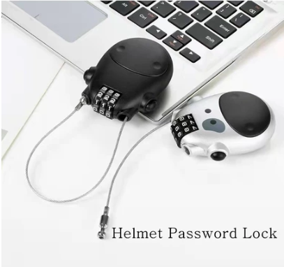 Telescopic Wire Rope Steel Cable Code Lock Suitcase Car Sled Motorcycle Helmet Password Lock