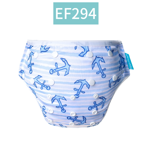 HappyFlute New Print Breathable Mesh Fabric Adjustable Pool Pant Swimming Pool Diaper Cover Reusable Washable Summer Baby c25