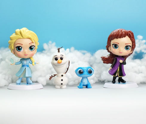 Disney Frozen Anna Elsa Action Figure Collectible Miniature Ornament（PVC Material）/ Cake Topper Cake Decoration