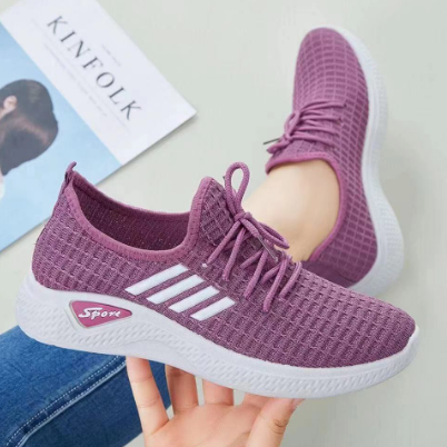F4 Bestseller Women's Casual Rubber Breathable Sneakers Shoes
