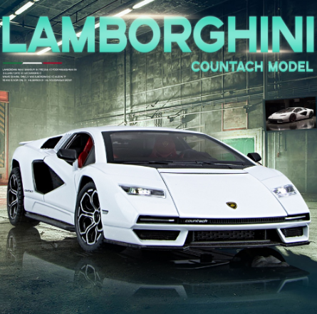 1/24 Scale Lamborghini Countach LPI 800-4 Diecast Alloy Pull Back Car Collectable Toy Gifts / Collection / Children