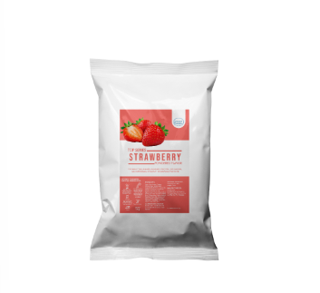 TOP Creamery Top Series Strawberry Powdered Flavor Beverage Drink Mix 1kg