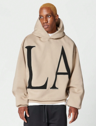 SUMWON Overhead Hoodie With Front Graphic Print