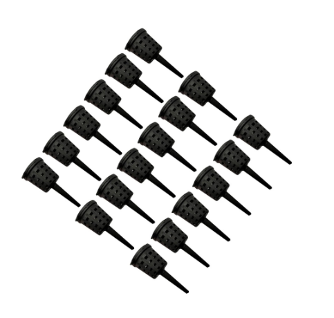 FSF Black Small Plant Fertilizer Boxes Plants Grow Fertilizer Baskets with Covers