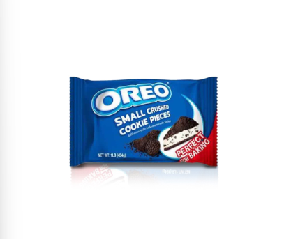Oreo Crumbs - Small Crushed Cookie Pieces 454g Chocolate Sandwich Cookies for Baking and Desserts