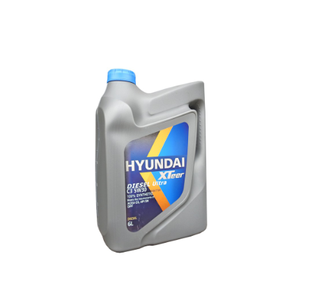 Hyundai Xteer Diesel Ultra C3 SN/CF ACEA C3 5W30 100% Synthetic Diesel Engine Oil (6 Liters)