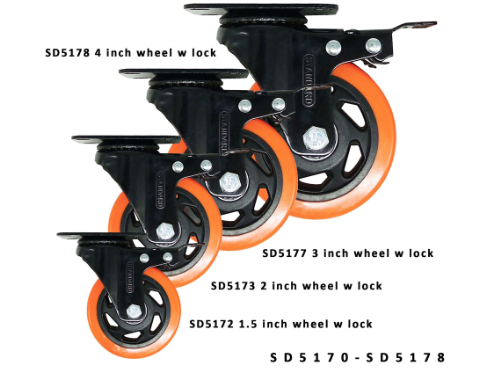 STANDARD Trolley Wheel Steel plastic High Quality HardWare Tools (SD5170-SD5178)