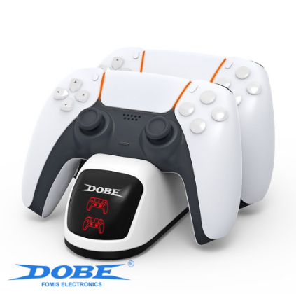 DOBE PS5 Controller Charging Station for Playstation 5 DualSense Wireless Controller