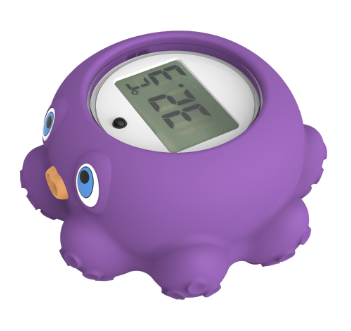 Baby Bath Bathtub Thermometer for Infant - Pool & Pond Safety Water Temperature Digital Thermometer - Floating Bathing & Swimming Toy Gift for Kids Newborn Mother with Flashing Tem