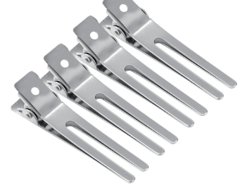 1 Pcs Steel Hair Clips Curl Setting Pins Double Prong Barrettes Salon Or Home Accessories