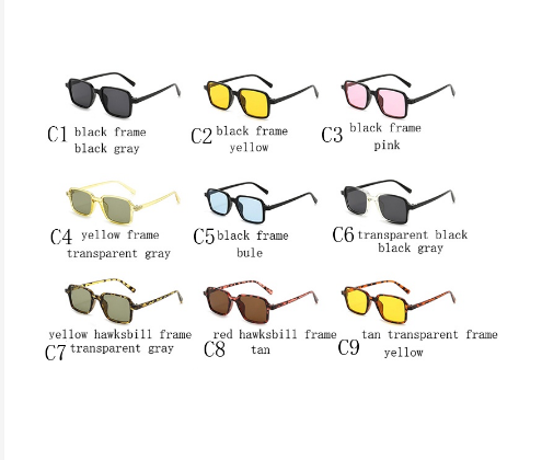 2022 New Retro Square Men and Women Fashion Sunglasses Shades for Men
