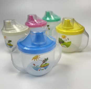 Baby Feeding Bottle Learning Drinking Bottle Infant Training Cup with Handle