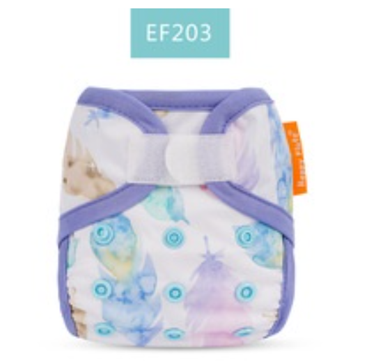 Happyflute Newborn Print PUL Design Snap Or Hook&Loop Eco-friendly Cloth Diaper Cover Baby Cloth Diaper CD12