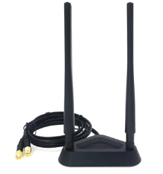 2.4G/5G Dual Frequency Extension Cable Antenna Wifi Router Wireless Network Card 8Db Sma Antenna Magnetic Suction Base