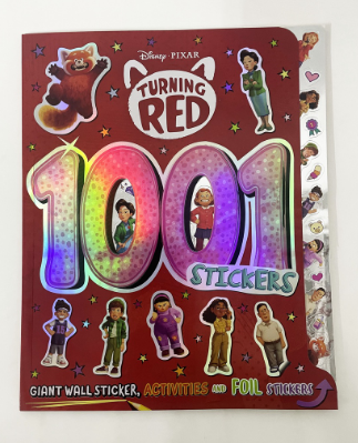 Disney Pixar Turning Red 1001 Stickers Activity Book For Kids
