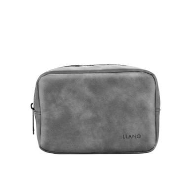 llano Travel Gadget Case Carry Storage Bag Portable Electronics Accessories Organizer Sheepskin PU Travel Carry Hard Case Cable Tidy Storage Box