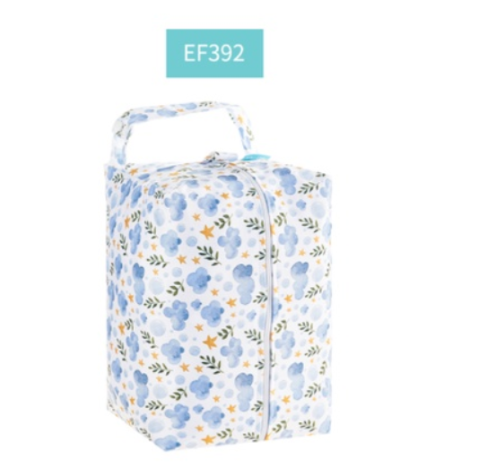 Happyflute Baby Cloth Diaper Bag Waterproof Washable Reusable Wetbag Fashion Diaper Pods Can Hold 5-10Pieces AIO Diapers S8