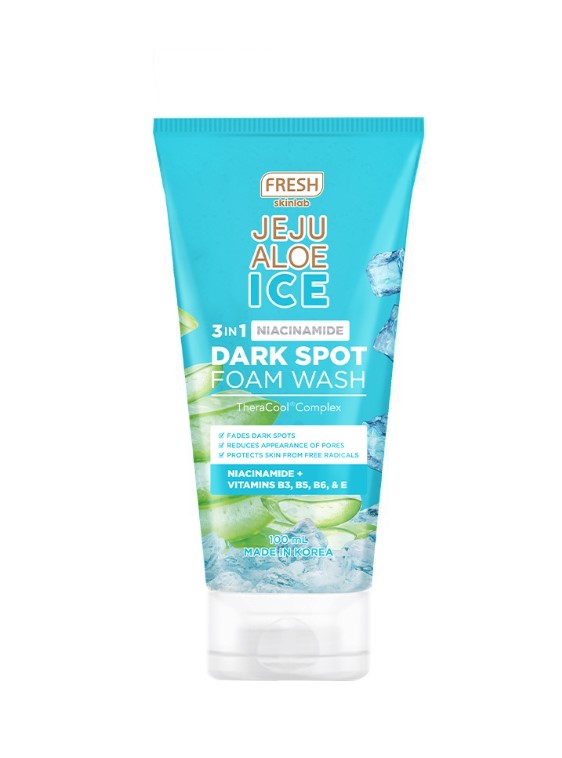 Fresh Jeju Aloe Ice Foam Wash 100ml