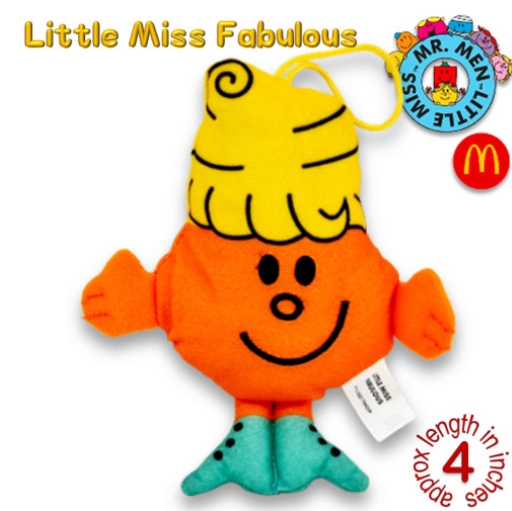 Mr Men Little Miss McDo Hanging Plushies Bag Charm Stuffed Toys McDo26