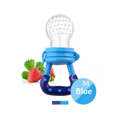 Fruit Pacifier With Pushing Baby Fresh Food Nibbler Kids Feeding Bpa Free Items Teething Infant Nipple Teat