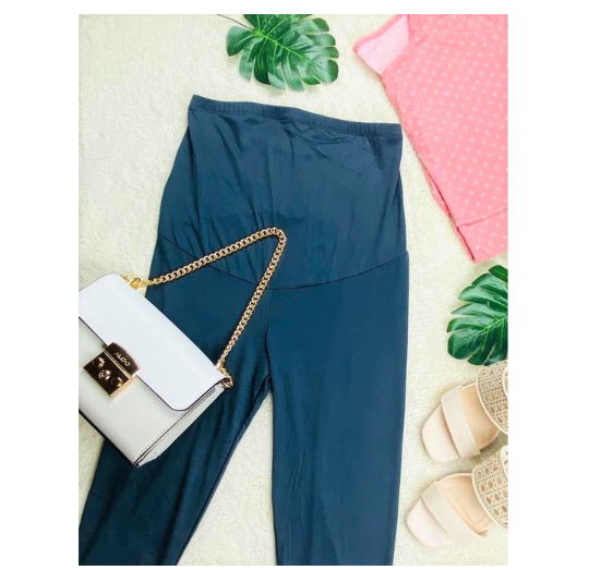 Maternity Leggings Pregnant Pants High Waist L9