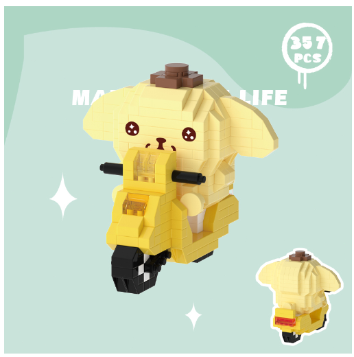 Building Block Toys Educational Toy Gift for Girls Desktop Decoration Cute LinaBeII L25