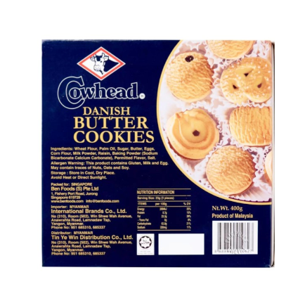 Cowhead Danish Butter Cookies 150g