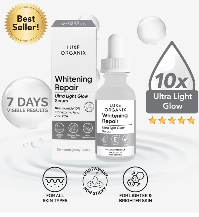 Luxe Organix Whitening Repair Serum Niacinamide 10 Percent 30ml