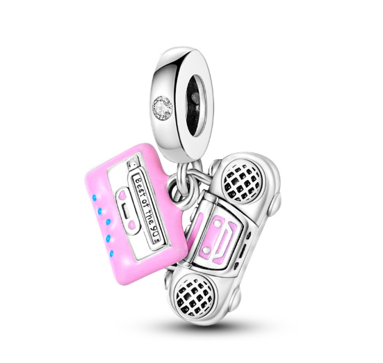 S925 Silver Charm Gorgeous Firework Beads Suitable For Pandora Bracelet Necklace Exquisite Bricolage Jewelry d11