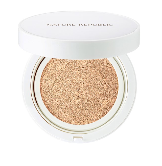 Nature Republic Green Derma Mild Cica Serum Cover Cushion SPF50+ PA+++ 01 Light Beige