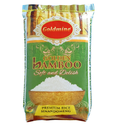 Goldmine Bamboo Premium Rice Sinandomeng 25KG