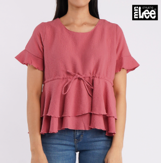 Stylistic Mr. Lee Ladies Basic Tees Boxy Fit 108304-U Old Rose