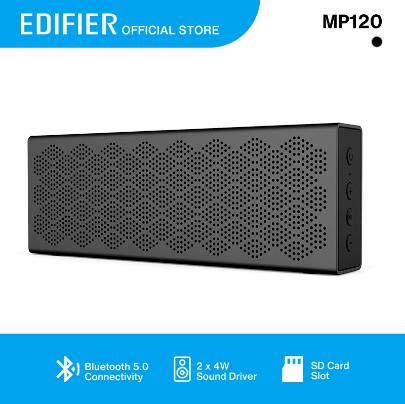 Edifier MP120 Portable Speaker Bluetooth V5.0 Connectivity 2*4w Sound Driver SD Card Slot