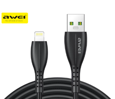 Awei CL-115L 2.4A 1000mm Lightt-ning Data Transmission Transfer Fast Charger Cable Cord