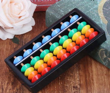 Colorful Abacus Arithmetic Soroban Maths Calculating Tools Kids Educational Toy