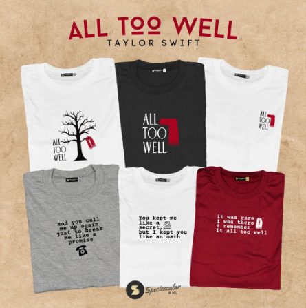 All Too Well Inspired Shirts