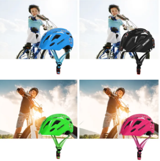 Bikeboy Children Bike Helmet Kids Cycling Helmet Safety Helmet Sports Protective Cap Cartoon Pattern Kids Helmet For 5~13 Years Old Boys Girls