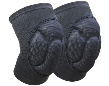 1 Pair Protective Knee Pads Thick Sponge Football Volleyball Extreme Sports [New]