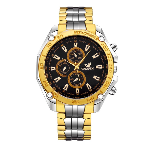 Crazy Selling Men's Business Steel Band Quartz Watch YG740 M6