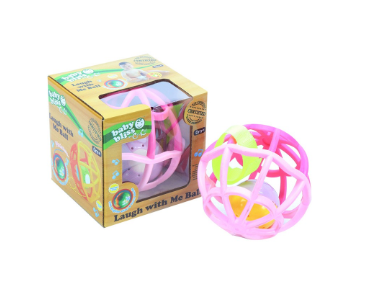 Baby Bliss Laugh With Me Ball, Lead-Free - Developmental Toys