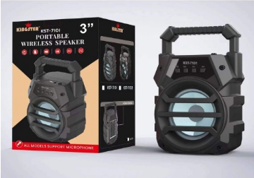 KST 7101-WIRELESS BLUETOOTH SPEAKER WITH SOLAR