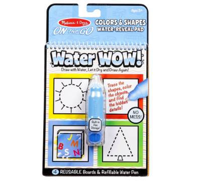 Melissa & Doug Water Wow! Colors & Shapes Water-Reveal Pad